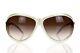 Roberto Cavali Women's Ivory'caph 853s' Oversized Sunglasses 141421