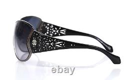 ROBERTO CAVALLI Women's Black'Alcyone' 138mm Shield Sunglasses 137916