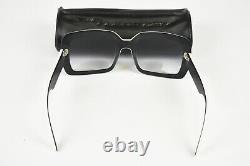RRP$371 ITALIE INDEPENDENT WHITE BLACK Size 125 Square Tinted Sunglasses 17520