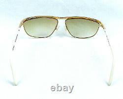 Rare Sunglasses Les Lunettes Essilor Luxury Vintage France Paris Gold 70s NOS