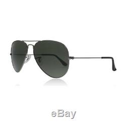 Ray-Ban Aviator Classic Black Frame Dark Green Lens Sunglasses RB3025 L2823