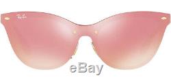 Ray-Ban Blaze Women's Brushed Metal Rimless Cat-Eye Sunglasses RB3580N