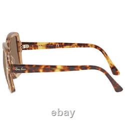 Ray Ban Brown Gradient Square Ladies Sunglasses RB2188 130143 53 RB2188 130143