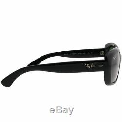 Ray-Ban Jackie Ohh RB 4101 601/58 Black Plastic Sunglasses Green Polarized Lens