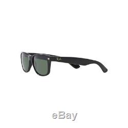 Ray Ban New Wayfarer Sunglasses RB2132 Black 901/58 52mm Polarized Green UV Lens
