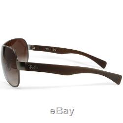Ray-Ban RB3471 029/13 Youngster Gunmetal/Brown Gradient Unisex Shield Sunglasses