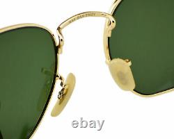 Ray-Ban RB3548N Hexagonal Flat Gold Frame/Green Classic G-15 Lens Sunglasses 51m