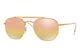 Ray-ban Rb3648 9001i1 Marshal Sunglasses With Metal Frame & Pink Gradient Lenses