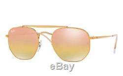 Ray-Ban RB3648 9001I1 Marshal Sunglasses with Metal Frame & Pink Gradient Lenses