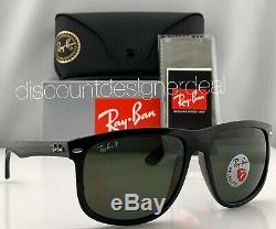 Ray-Ban RB4147 Sunglasses 601/58 Shiny Black Classic Green POLARIZED Lens 60mm