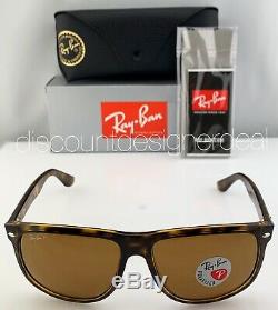 Ray-Ban RB4147 Sunglasses 710/57 Brown Tortoise Brown Polarized B-15 Lens 60mm
