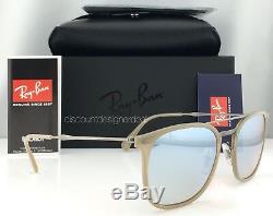 Ray-Ban RB4286 New LiteRay Model Sunglasses 6166/B8 Beige Silver Mirror 55mm