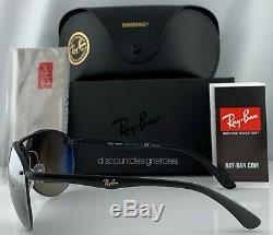 Ray-Ban RB4293CH Aviator Sunglasses 601S5J Matte Black Silver Mirror POLARIZED