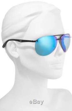Ray Ban RB4293 CH 4293 601/A1 Black Blue Polarized Chromance Sunglasses 64mm
