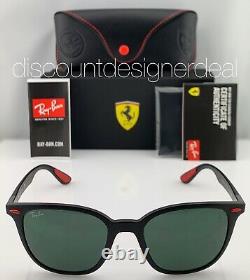 Ray-Ban RB4297M Ferrari Sunglasses F602/71 Matte Black Classic Green Lens 51mm