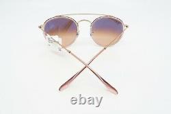 Ray-Ban RB 3647N 9069/A5 New Rose Gold/ Brown Gradient Sunglasses 51mm with case