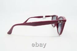 Ray-Ban RB 4362 6383/T3 New Red/ Gray Polarized Sunglasses 55mm with case