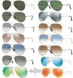 Ray Ban Rb 3025 Aviator Goccia Occhiali Da Sole Sunglasses Sunnenbrille Lunettes