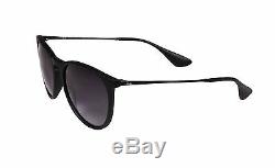 Ray-Ban Sunglasses Women Gradient Erika RB4171-622/8G-54 Black Round NEW & ORG