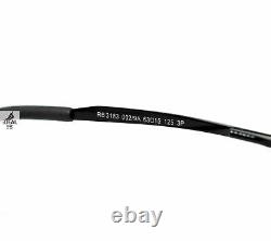 Ray-Ban Top Bar Polarized Sunglasses RB3183 002/9A 63mm Green Lens Black Frame