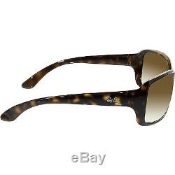 Ray-Ban Women's Gradient RB4068 RB4068-710/51-60 Brown Rectangle Sunglasses