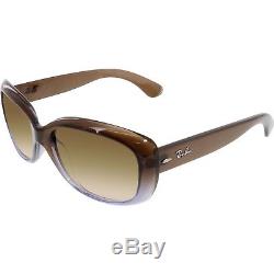 Ray-Ban Women's Jackie Ohh RB4101-860/51-58 Brown Square Sunglasses