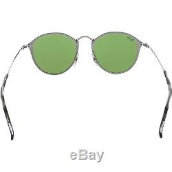 Ray-Ban Women's Polarized Blaze Round RB3574N-003/30-59 Silver Sunglasses