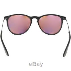 Ray-Ban Women's Polarized Erika RB4171-601/5Q-54 Black Oval Sunglasses