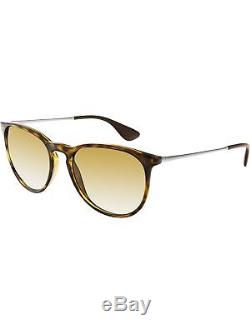 Ray-Ban Women's Polarized Erika RB4171-710/T5-54 Brown Oval Sunglasses