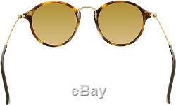 Ray-Ban Women's Round Fleck RB2447-1160-49 Gold Round Sunglasses