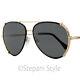 Roberto Cavalli Aviator Sunglasses Rc1029 Casciana 28a Gold/black 58mm 1029