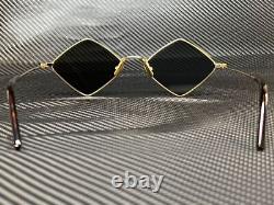 SAINT LAURENT SL 302 Lisa 004 Gold Square Unisex 55 mm Sunglasses