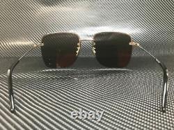 SAINT LAURENT SL 312 M 006 Gold Square 58 mm Women's Sunglasses