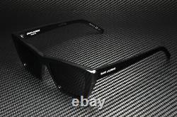 SAINT LAURENT YSL 276 Mica 001 Cat Eye Black Shiny Grey 53 mm Women's Sunglasses