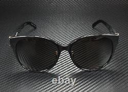 SAINT LAURENT YSL M39 K 001 Shiny Black Solid Black 57 mm Women's Sunglasses