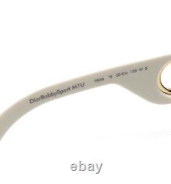 SALE! Authentic Christian Dior DIORBOBBYSPORT M1U White Mask Sports Sunglasses