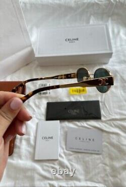 SALE? Celine Triomphe Gold Logo Sunglasses Eyewear