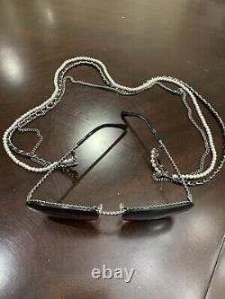STUNNING Chanel sunglasses with detachable chain/necklace 100% Authentic