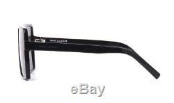 Saint Laurent BETTY S SL 183 Black/Grey (001) Sunglasses