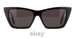 Saint Laurent Black/Grey SL 276 MICA 032 Cat-Eye Women's Sunglasses