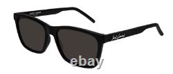 Saint Laurent SL 318 001 Black/Black Men's Square Sunglasses