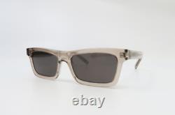 Saint Laurent SL 461 BETTY 014 54mm Brown Clear/Black New Sunglasses