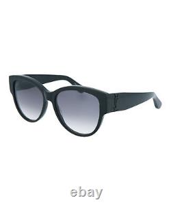 Saint Laurent Sunglasses Womens Round Black Black Grey SLM3-30001194-001