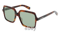 Saint Laurent Sunglasses Womens Square Havana Green SL174-30001575-002