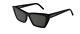 Saint Laurent Women's Cat Eye Black/gray Sl 276 Mica 001 Sunglasses