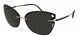 Silhouette Accent Shaded 8179 Black/grey One Size Women Sunglasses