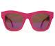 Stella Mccartney Sunglasses Sc0011s 008 Pink Thick Rim Frames With Brown Lenses