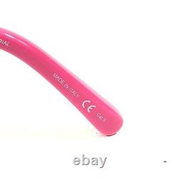 Stella McCartney Sunglasses SC0011S 008 Pink Thick Rim Frames with Brown Lenses