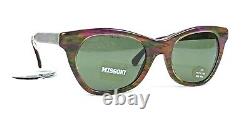 Summer Vibes Sunglasses Vintage Cat Eye Missoni Frame Italy Colored Beach Style