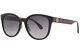 Sunglasses Gucci Gg0854sk 001 Sunglasses Woman Color Black Gray Lens Size 56 Mm